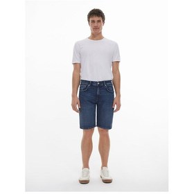 Resim Ltb Elrond Slim Jean Erkek Bermuda Şort 010096054014438 - 55445 Koyu Mavi 