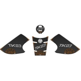 Resim Kuba Tk 03 Tank Pad + Yan Pad Turuncu 554688398 