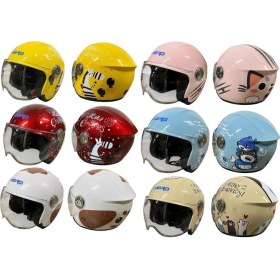 Resim Motobisavm Çocuk Kaskı Çenesiz Nero 601 - Renk Seçiniz. 