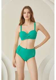 Resim Loya Kadın Yeşil Beauty From Straplez Tek Üst Bikini 