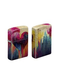 Resim Zippo Heart Grafitti Design Çakmak 