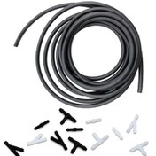 Resim Shineyee Otomatik Cam Temizleme Hortum Seti - 4m Esnek Lastik Hortum Ve 12 Bağlantı Parçası İçeren Universal Araç Yıkama Kiti 