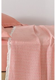 Resim Puffy Soren Çift Kişilik Pike Takımı - Terracotta 