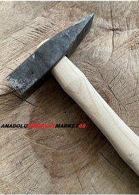 Resim Bcn Çelik Taş Düzeltme Çekici Taş Kırma Çekici 1Kg Çekiç El Yapım 