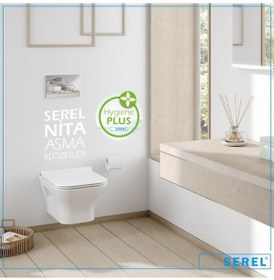 Resim Serel Nita Kanalsız Asma Klozet Kapak Hariç NT25ADS110H 