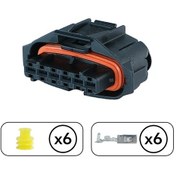 Resim Oksijen Sensörü Soketi 6 Pin Kablosuz 