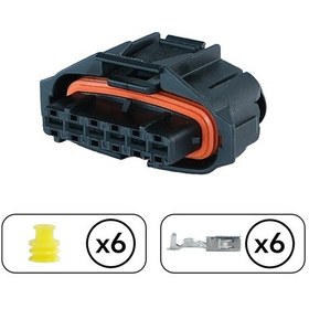 Resim Oksijen Sensörü Soketi 6 Pin Kablosuz 