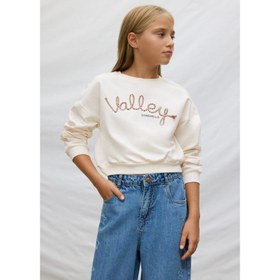 Resim Mayoral Yazlık Kız Sweatshirt Ekru - Ekru / 14 Yaş 