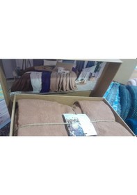 Resim Bellisima Çift Kişilik Yatak Örtüsü Commoncer Kahve Diğer 