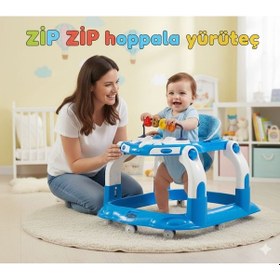 Resim Kornalı Oyuncaklı Mama Tablalı Zıp Zıp Hoppala Yürüteç & Örümcek & İlk Adım 