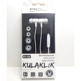 Resim Acl K1-32 Mıknatıslı Mikrofonlu Kumandalı Kulaklık 