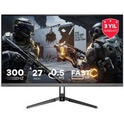 Resim Fazeon X27F300 27" 300Hz 0.5ms Fast Va Fhd Hdmı*2+Dp*2 Rgb Gamıng Monıtor 