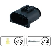 Resim Park Sensör Soketi Dişi 12 Pin Kablosuz 