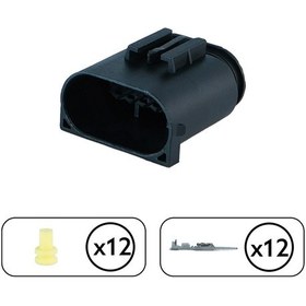 Resim Park Sensör Soketi Dişi 12 Pin Kablosuz 