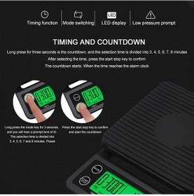 Resim HUBBYCHEF Elektronik Hassas Kahve Terazisi Mutfak Tartısı 3kg / 0,1gr 