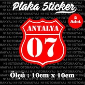 Resim 07 Antalya İl Şehir Plaka Sticker Futbol Spor Kulüb 