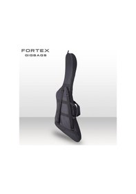 Resim Fortex 300 Serisi Explorer - Rr - Rhodes Kasa Elektro Gitar Kılıfı Siyah 