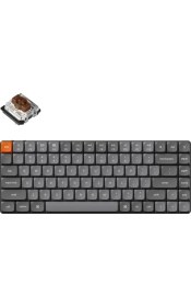 Resim Keychron K3 Max %75 RGB Türkçe Kablosuz Beyaz Mekanik Klavye 