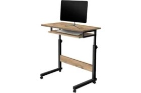 Resim Vivense Yükseklik Ayarlı Klavyelikli Laptop Sehpası, Çam, 70X40 