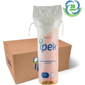 Resim İpek Makyaj Temizleme Pamuğu Yuvarlak 30 x 70'li 