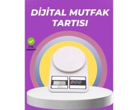 Resim Nemere İthalat Beyaz Plastik Dijital Mutfak Tartısı - 24X16.8X1.5CM Nemere Ithalat 