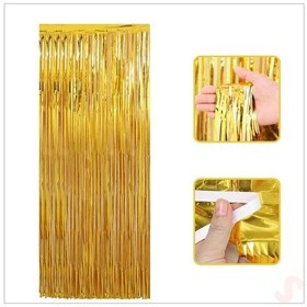 Resim Metalize Kapı Ve Fon Perdesi. 1 X 2 Mt - Altın 