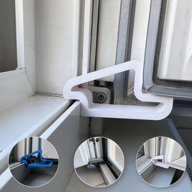 Resim 1 adet Ağır Hizmet Kapı Durdurucu, Alt Kapı Durdurucu, Kurulumu Kolay, Veranda Kapıları, Pencereler, Kayar Kapılar için Uygun - Dayanıklı Plastik Yapı, Kapı Durdurucu, Pencere Durdurucu Açık Tutma için, Pencere Durdurucu, Zemin için Kapı Durdurucu 