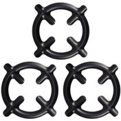 Resim Cezvelik 3 Adet Yuvarlak Cezvelik Ocak Küçültücü 