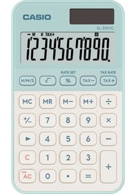 Resim Casio Sl-310yc-lg-w-dp Hesap Makinesi Pocket Gri - Siyah 