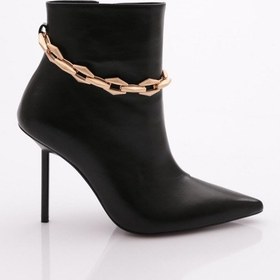 Resim Dgn 8012 Kadin Topuklu Bot 8012-2446-R1534 Siyah 