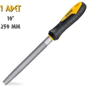 Resim Sgs Saplı Ahşap Törpü Yarım Yuvarlak 10" 250 Mm. 