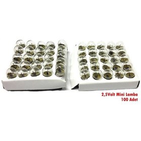 Resim Electroon Mini Lamba 2.5Volt - 100 Adet 