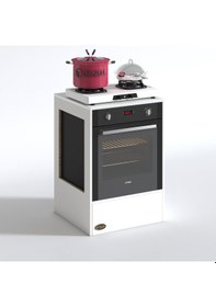 Resim Kenzlife ankastre modülü kabini kalsiyum3 byz fırın ocak dolabı s 