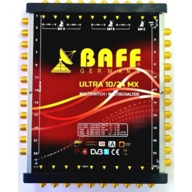 Resim BAFF GERMANY Baff 10/24 - 3uydu Girişli 24çıkışlı Uydu Santrali Multiswitch 