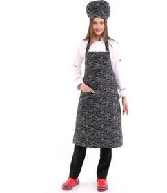Resim Tabela Desenli - Askılı Aşçı Ve Mutfak Önlüğü-Standart-Tek Parça 