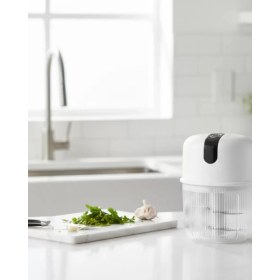 Resim MiraLive Şarjlı Mini Sarımsak Doğrayıcı USB Şarjlı 250 ml 