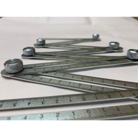 Resim benan tools Çok Fonksiyonlu Delik Şablon Cetveli 127 cm. 