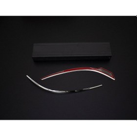 Resim Far Üst Çıta 2 Parça Krom T6.1 Transporter Van 2020 Ve Sonrası Modeller İçin 