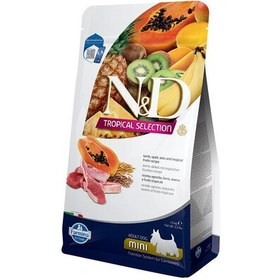 Resim ND Tropical Selection Kuzu ve Meyveli Mini Irk Köpek Maması 1,5 Kg 