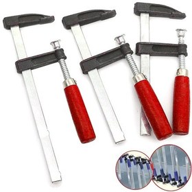 Resim PROXTECH F Tipi Ahşap Çelik Mobilyacı İşkencesi Kıskaç 3'lü Set 