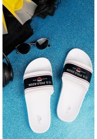 Resim U.S. Polo Assn. U.S Polo Assn Rugby 3FX Beyaz Erkek Plaj Terlik Beyaz 