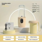 Resim Cloudstore Usb Şarjlı Kompakt Portatif Blender Meyve Sıkacağı 1500mah Pil Dijital Ekranlı 1 Beyaz 