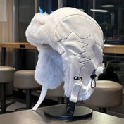 Resim Kışlık Kadife Sıcak Bisiklet ve Dağcılık için Dış Mekan Lei Feng Şapka, Soğuğa Karşı Koruyucu Uçuş Kapağı 