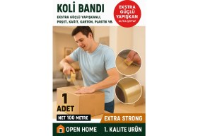 Resim Toyfest 2 Adet - 100 Metre Şeffaf Koli Bandı - Extra Strong 40 Micron Kalınlık, Güçlü Yapışkan 