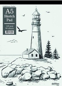 Resim Eskiz Defter Light House A5 64394-3 Çok Renkli 