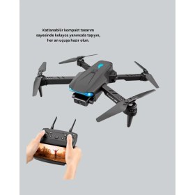 Resim Gültekin Uzaktan Kumandalı Katlanabilir Drone Yörünge Uçuşu ve Eve Dönüş Özellikli 