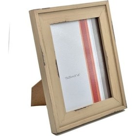 Resim 15X20Cm Eskitme Desenli Ahşap Fotoğraf Çerçevesi / Acr-Sf6312 