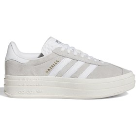 Resim adidas Hq6893-k Gazelle Bold W Kadın Spor Ayakkabı Gri 