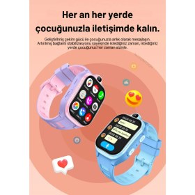 Resim HARVOX HX Kids 4G Pro+ Android Sim Kartlı Gps Akıllı Çocuk Saati Konum Takibi Görüntülü Konuşma 4G Destekli 