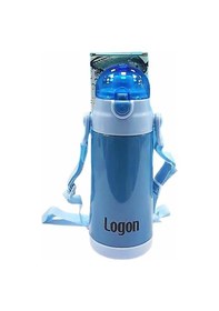 Resim Logon Çelik Pipetli Matara Mavi 350 Ml Lgl340 